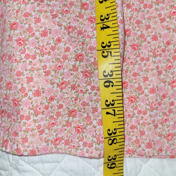 3/$25 Scarlet Darkness Girls Dress Pink Floral Prairie Lace Cottagerore 8-9Y - Picture 11 of 11
